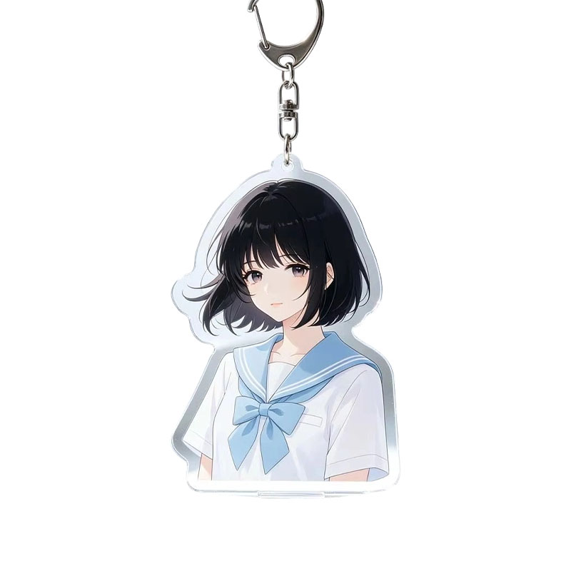 Funny Acrylic Keychain Positive Message Promotional Gift