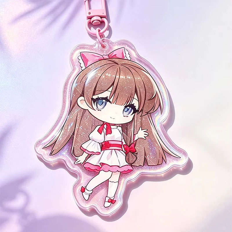 Customized Cartoon Anime Acrylic Keychain Pattern Design