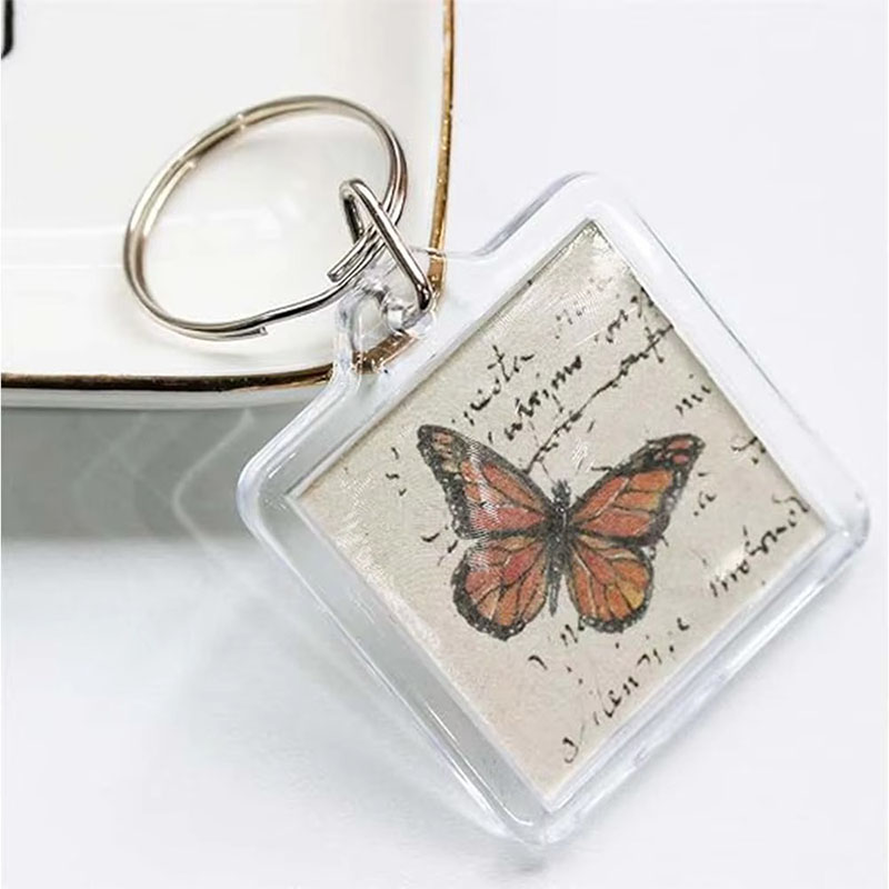 Mini Acrylic Photo Frame Keychain Graduation Promotional Item