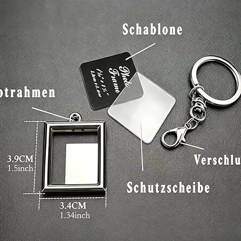 Wholesale Transparent Acrylic Keychain Anime Logo Printing