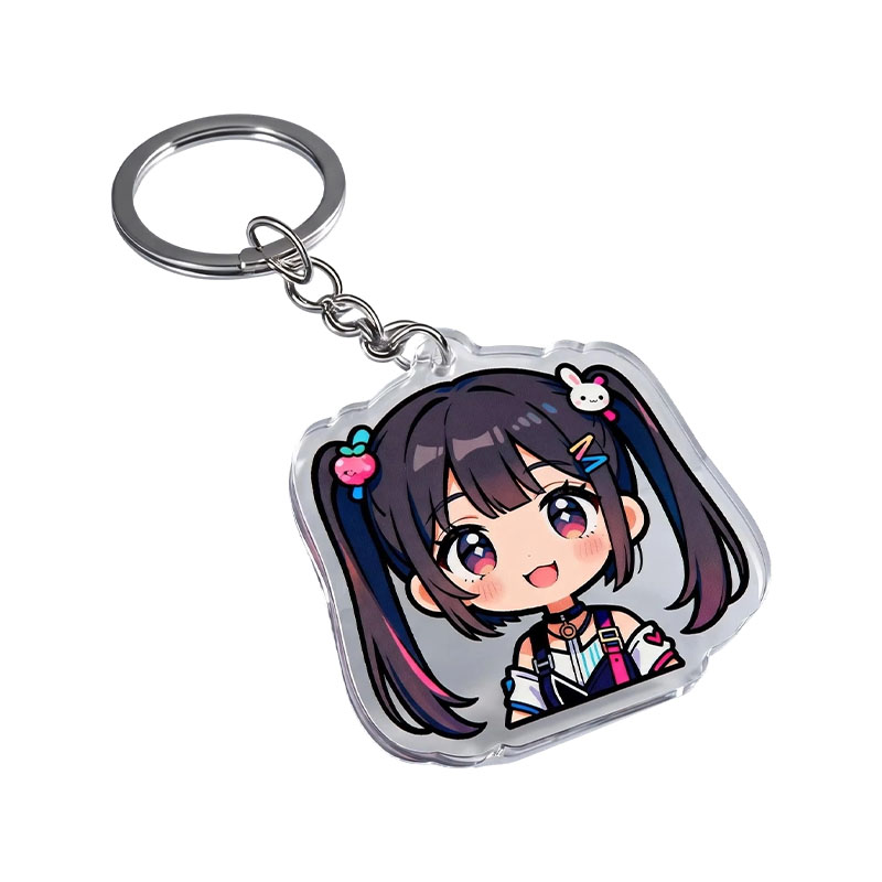 Custom Anime Acrylic Keychain Character Figure Charm