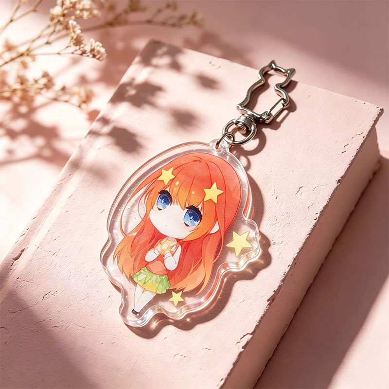 Custom Cartoon Acrylic Keychain Creative Shape Souvenir Pendant