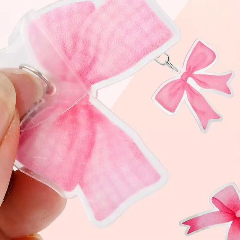 Wholesale Custom Cartoon Acrylic Keychains & Pendants Eco-friendly Digital Printing Birthday Party Gifts for Friends