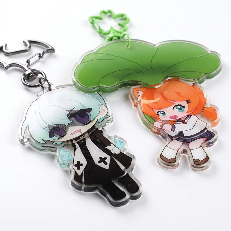 Custom Anime Acrylic Keychain Character Backpack Pendant