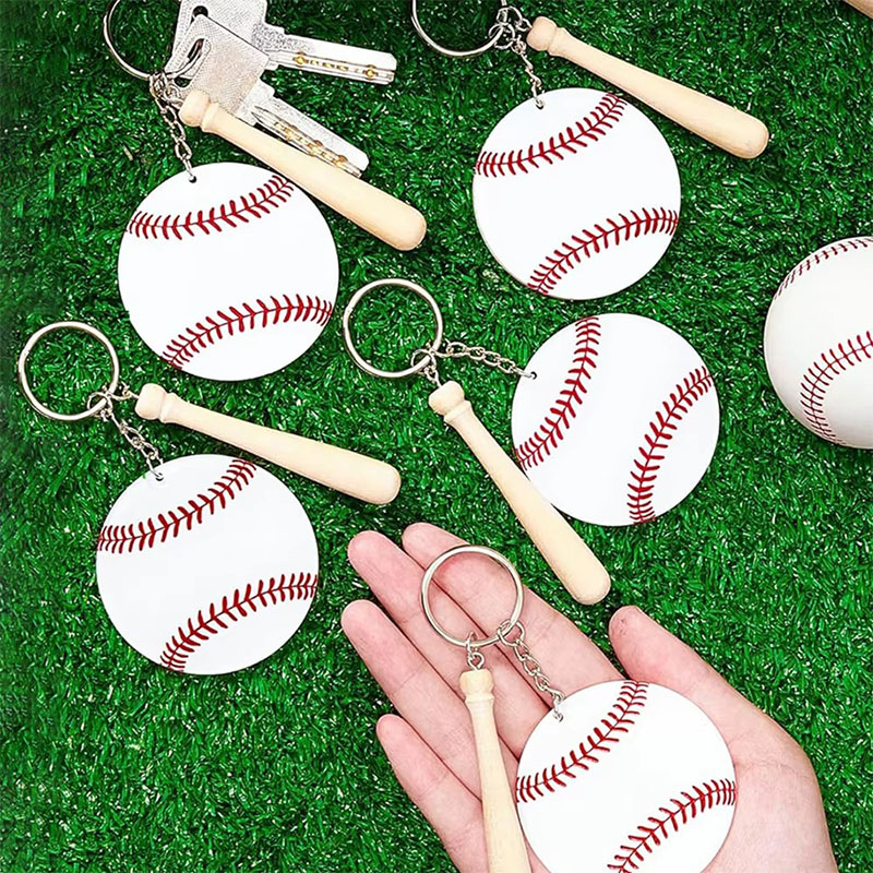 3D Printed Acrylic Keychain Custom Sports Event Charm