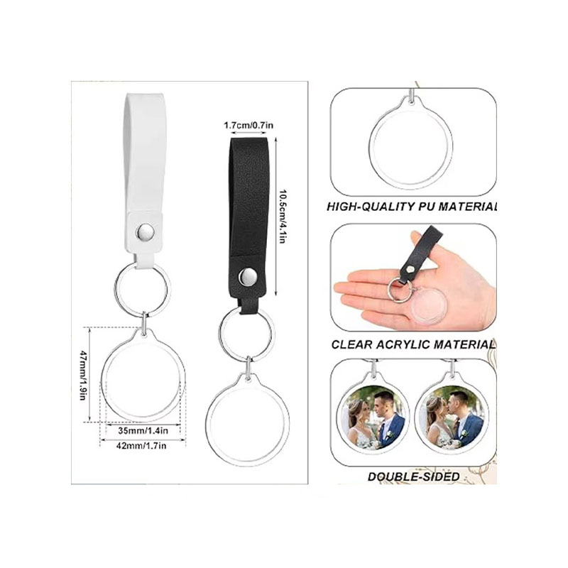 Disassemblable Acrylic Photo Frame Keychain DIY Custom Ornament