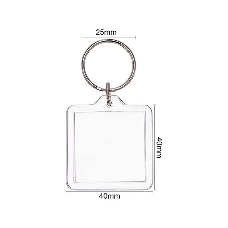 Mini Acrylic Photo Frame Keychain Graduation Promotional Item