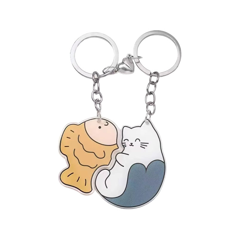 Custom Acrylic Pencil Keychain Pearl Pendant Logo Wholesale