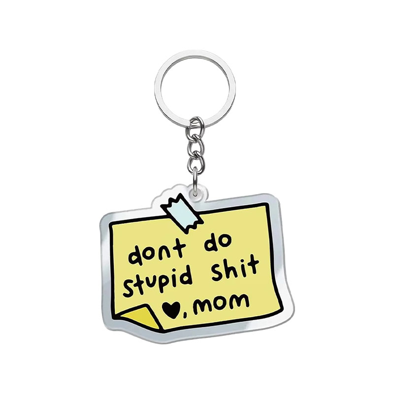 Wholesale Personalized Acrylic Keychain Custom Pattern Promotion
