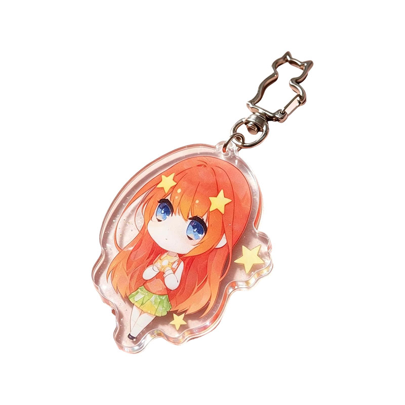 Custom Cartoon Acrylic Keychain Creative Shape Souvenir Pendant