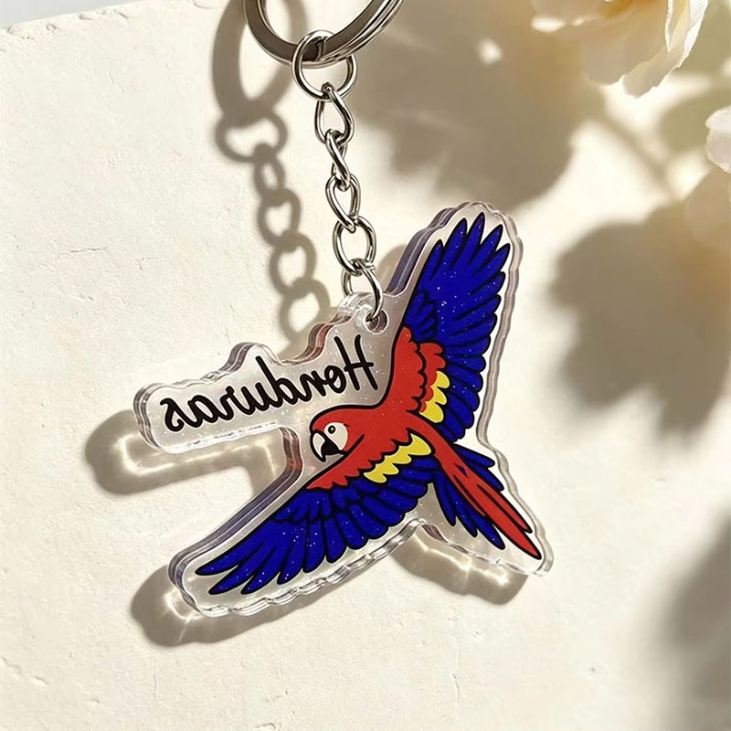 Independence Day Acrylic Keychain Cartoon Promotional Pendant