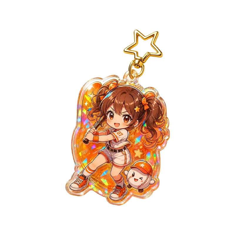 Anime Acrylic Keychain Set Custom Double Sided Printing
