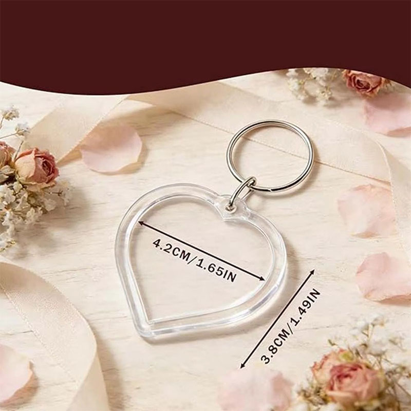 Promotional Acrylic Photo Frame Keychain Custom Ornament