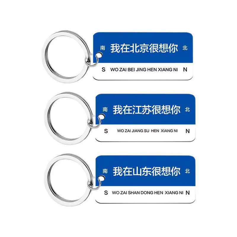 Customized Creative Digital Photo Cartoon Style Acrylic Alphabet Backpack Pendant Graduation QR Code Souvenir Logo Design