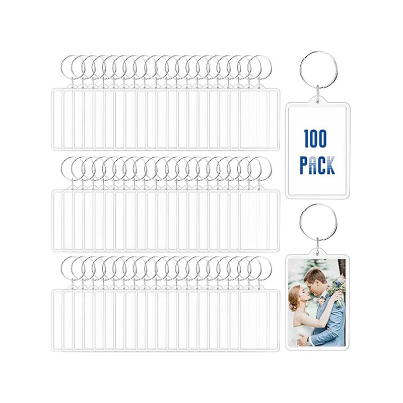 Blank Acrylic Photo Frame Keychain Graduation Souvenir Ornament