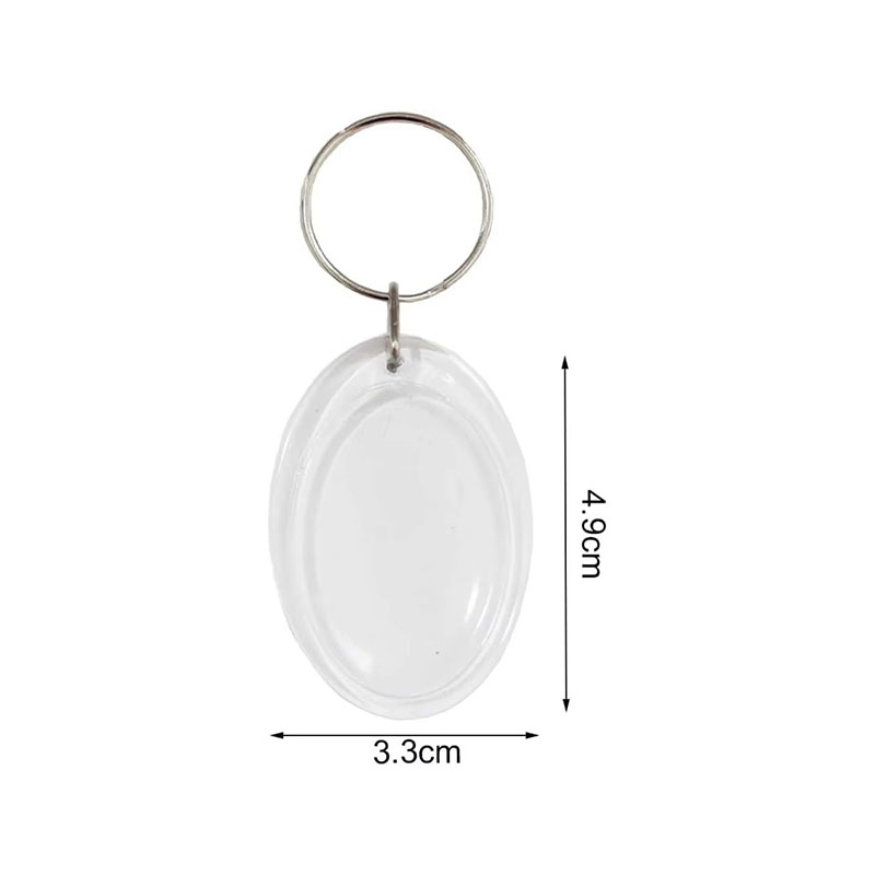 Epoxy Acrylic Keychain Shaker Anime Custom Logo Charm