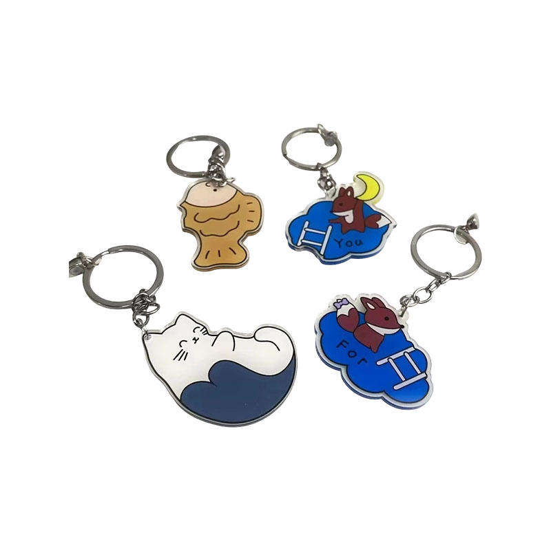 Wholesale Customization of Factory Acrylic Cute Animal Keychains Lightweight Bag Pendants Jewelry Gifts Souvenirs Small Gifts