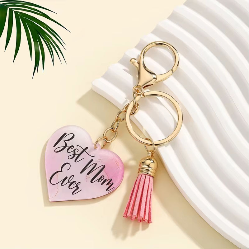 Wholesale Double Sided Acrylic Keychain Cartoon Promotional Accessory