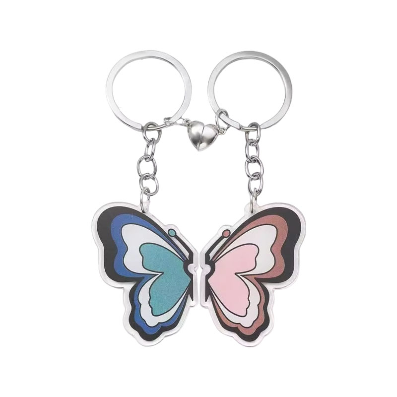 Custom Acrylic Pencil Keychain Pearl Pendant Logo Wholesale