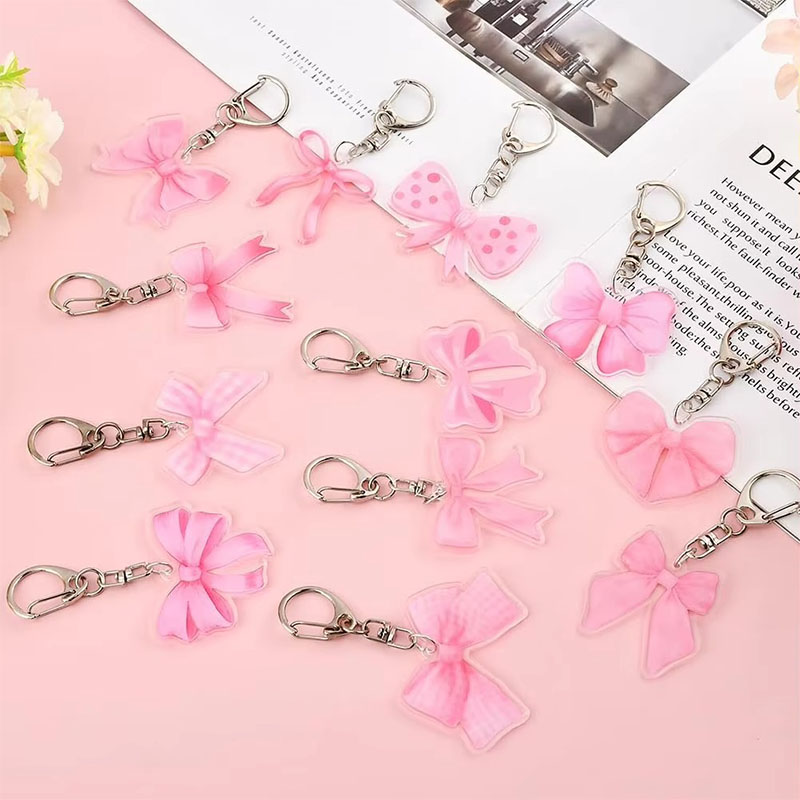 Wholesale Custom Cartoon Acrylic Keychains & Pendants Eco-friendly Digital Printing Birthday Party Gifts for Friends