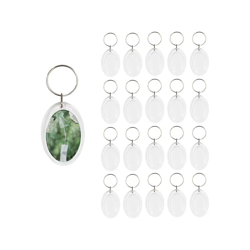 Epoxy Acrylic Keychain Shaker Anime Custom Logo Charm