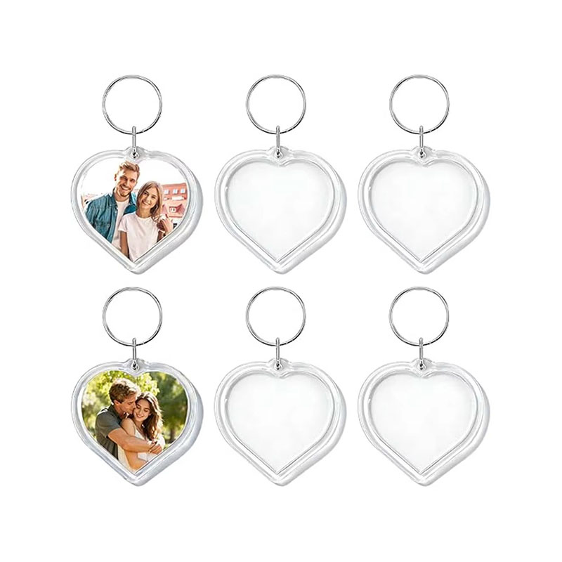 Promotional Acrylic Photo Frame Keychain Custom Ornament